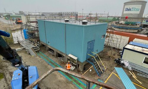 renovatie gevels met enkelstaal damwandplaten in de Botlek